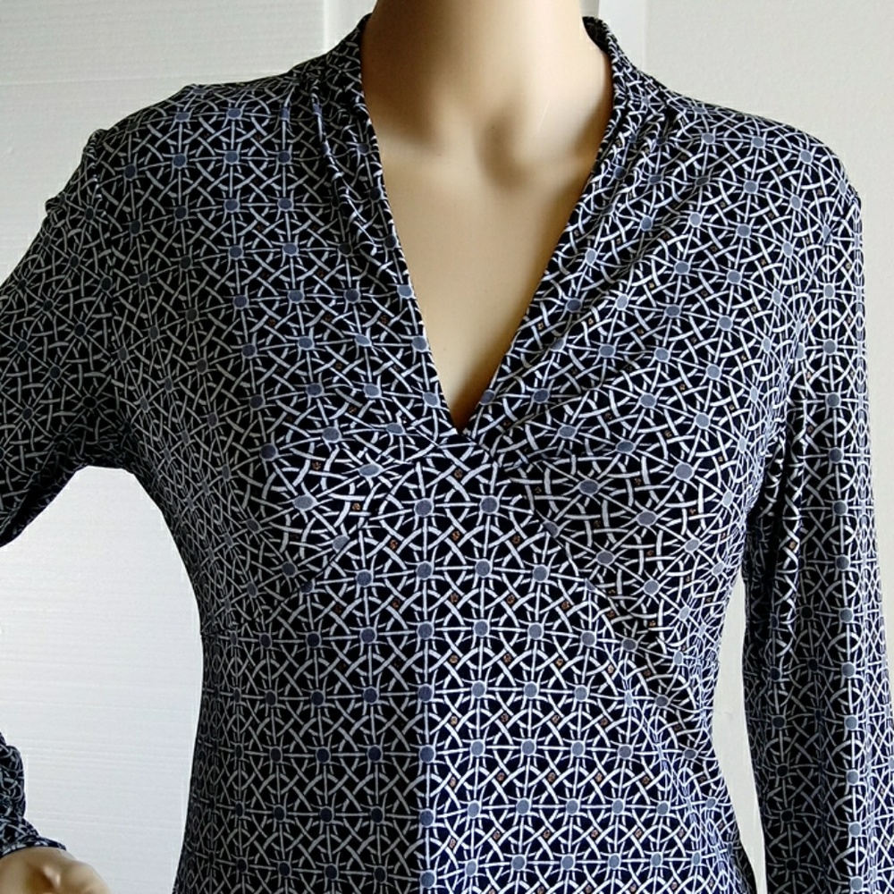 INC International Concepts Gray Top Size Medium - Picture 2 of 8